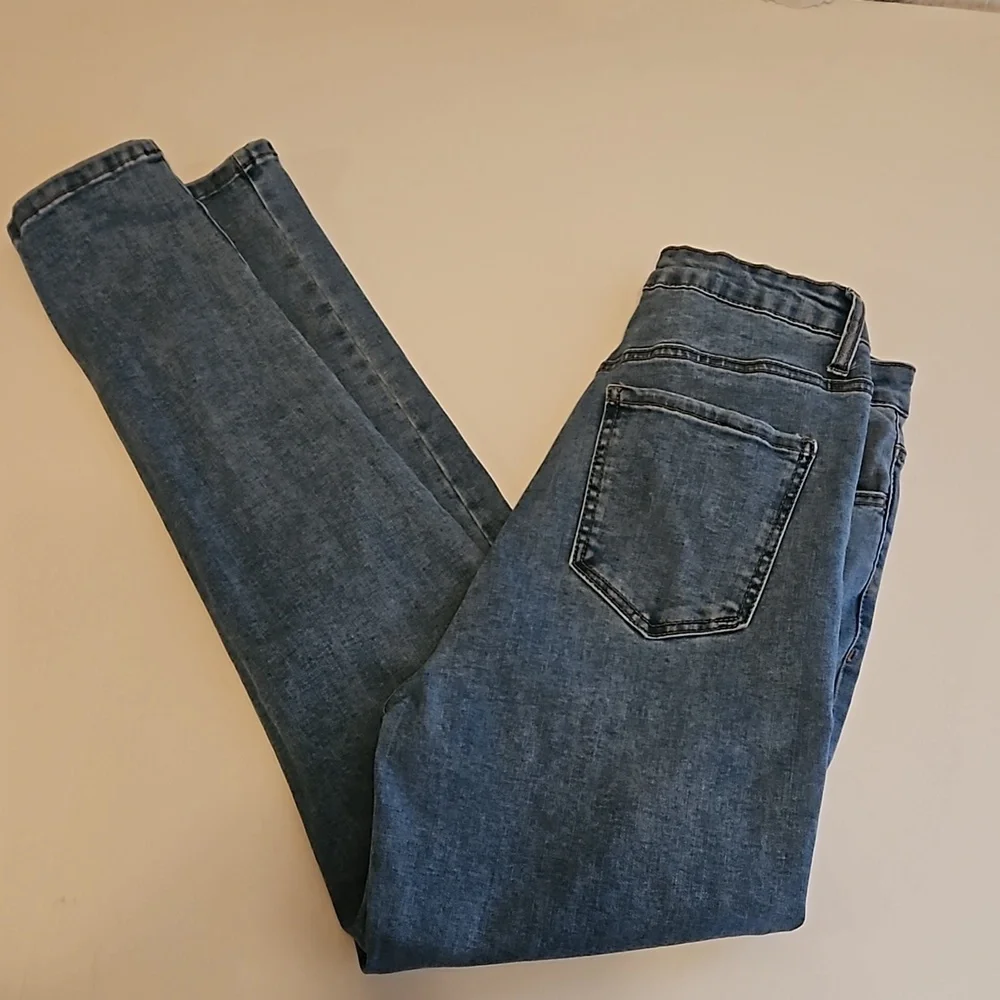Forever 21 skinny Jean size 30 women jeans boyfriend blue jeans streetwear retro - Picture 12 of 16